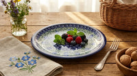 Seaside Swirl Small Dinner Plate Polish Pottery