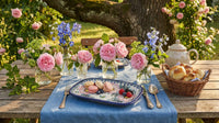 Apple Blossom Small Rectangular Serving Platter Polish Pottery