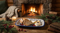 Arctic Holidays Large Rectangular Serving Platter Polish Pottery