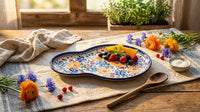 Butterfly Breakfast Plate Polish Pottery