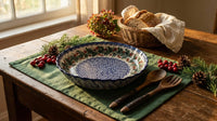 Berry Pie Plate Polish Pottery