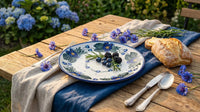 Forget Me Not Dinner Plate Polish Pottery