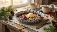 Evergreen Magic Pie Plate Polish Pottery