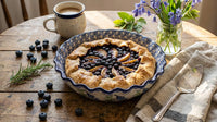 Mockingbird Pie Plate Polish Pottery