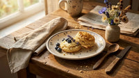 Country Meadow Dessert Plate Polish Pottery
