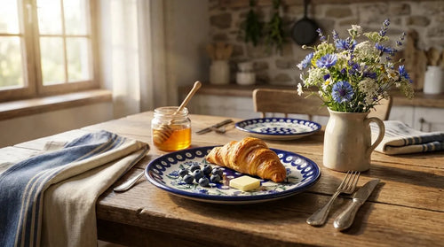 Sweet Annie Dessert Plate Polish Pottery