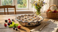 Carnival Pie Plate Polish Pottery