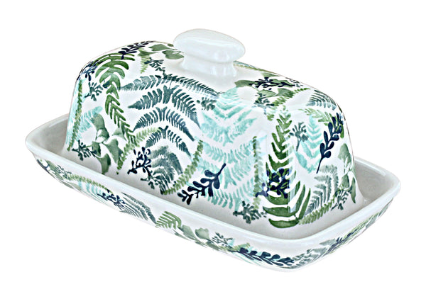 Woodland Fern Butter Dish