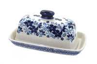 Polish Pottery Elizabeth Butter Dish
