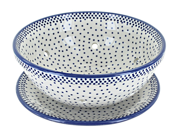 Small Dots Berry Bowl With Plate