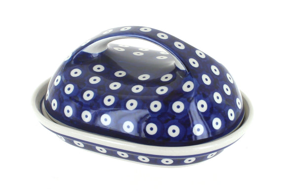 Dots Butter Dish with Handle