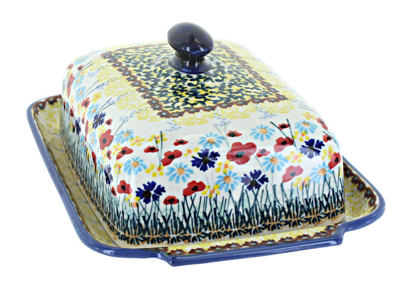 Prairie Garden Large Butter Dish
