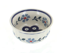 Polish Pottery Blue Violet Small Bowl