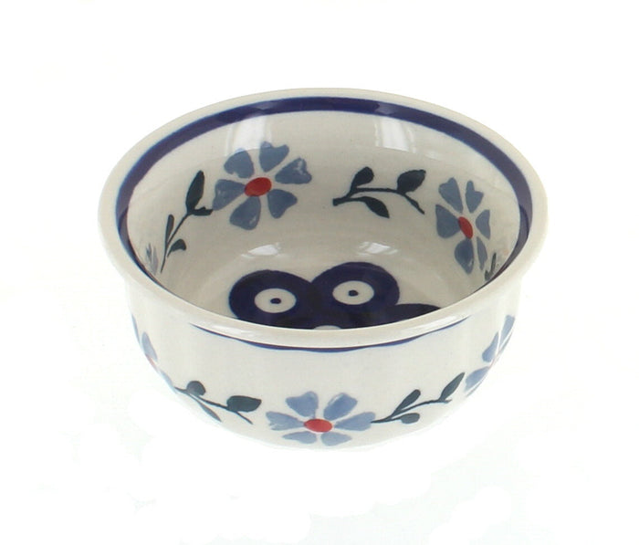 Polish Pottery Blue Violet Small Bowl