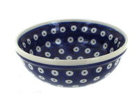 Polish Pottery Dots Dessert Bowl