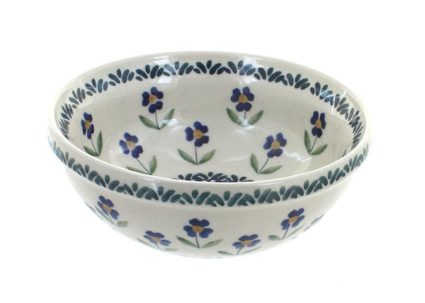 Blue Daisy Dessert Bowl