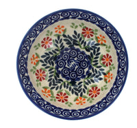 Garden Bouquet Dessert Bowl Polish Pottery