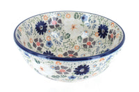 Polish Pottery Carnival Cereal/Soup Bowl