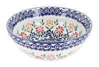 Polish Pottery Garden Bouquet Cereal/Soup Bowl