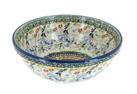 Polish Pottery Periwinkle Cereal/Soup Bowl