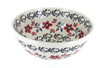 Polish Pottery Scarlett Ivy Cereal/Soup Bowl
