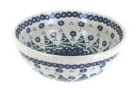 Polish Pottery Festive Fir Cereal/Soup Bowl