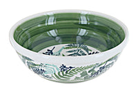 Polish Pottery Floating Fern Cereal/Soup Bowl