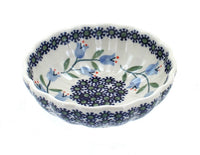 Polish Pottery Tulip Small Scalloped Bowl