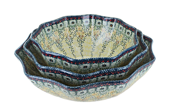 Sunshine Grotto Decagonal Serving Bowl Set