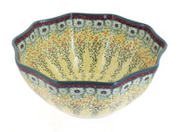 Polish Pottery Sunshine Grotto Small Decagonal Serving Bowl