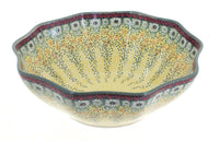Polish Pottery Sunshine Grotto Medium Decagonal Bowl