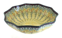 Polish Pottery Sunshine Grotto Large Decagonal Bowl