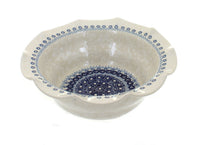 Polish Pottery Victoria Small Scallop Serving Dish