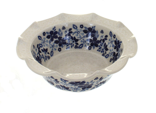 Polish Pottery Christiana Small Scallop Serving Dish