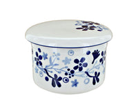 Polish Pottery Susanna French Butter Dish