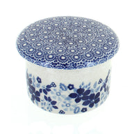 Polish Pottery Elizabeth French Butter Dish