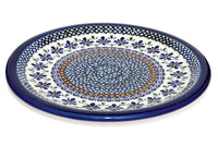 Mosaic Flower Dinner Plate Polish Pottery