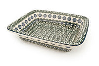 Maia Small Rectangular Baker Polish Pottery