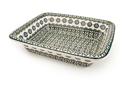 Maia Small Rectangular Baker Polish Pottery