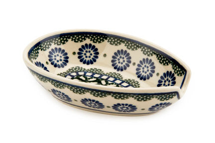 Maia Small Spoon Rest Polish Pottery