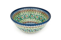 Mardi Gras Cereal/Soup Bowl Polish Pottery