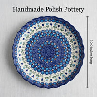 Savannah Pie Plate Polish Pottery