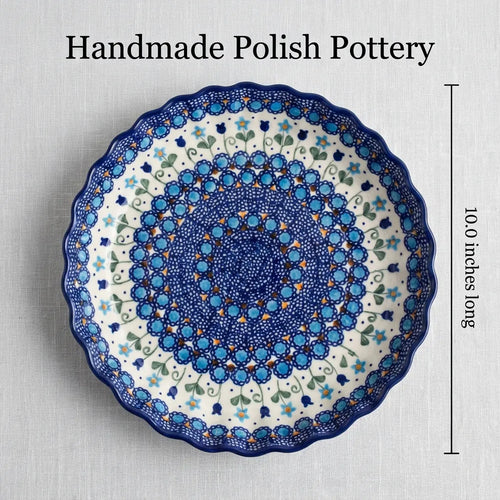 Savannah Pie Plate Polish Pottery