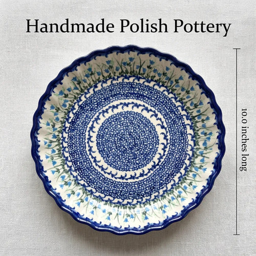 Misty Pie Plate Polish Pottery