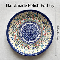 Garden of Eden Pie Plate Polish Pottery