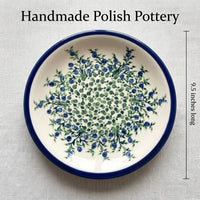 Porcelain Vine Small Dinner Plate Polish Pottery