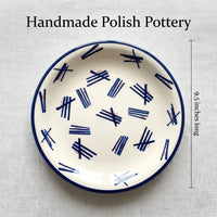 Zoe Small Dinner Plate Polish Pottery