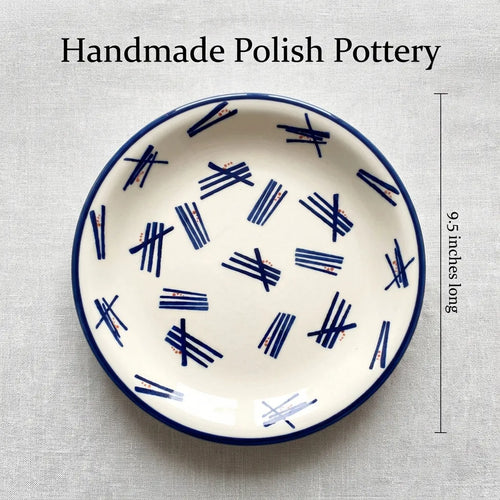 Zoe Small Dinner Plate Polish Pottery