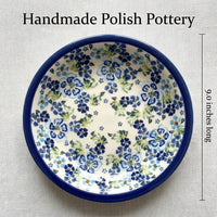Polish Pottery Dimensions Vintage Violet Soup Plate