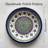 Polish Pottery Dimensions Mosaic Flower Soup Plate
